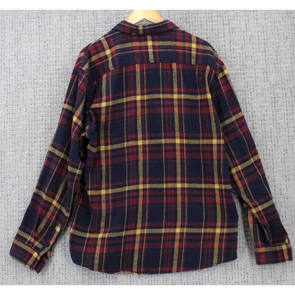 Molokai Flannel Shirt Mens 2XL Multicolor Plaid Button Down Soft Long Sleeve - Picture 2 of 9